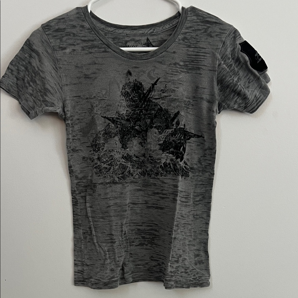 Gray Graphic T-Shirt